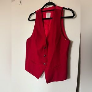 Red men’s vest